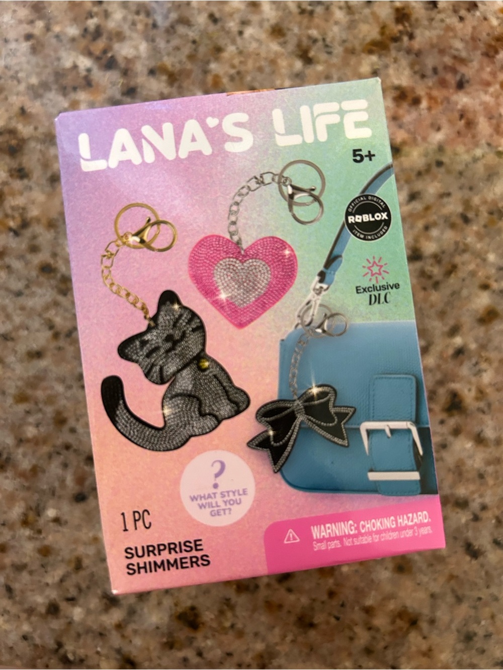 New Lana’s Life Opened Cat Kids Keychain - Surprise